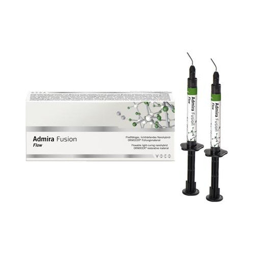 Voco 2821 Admira Fusion Flow Flowable Composite Dental Syringes A3.5 2/Pk 2 Gm Voco 2821 Admira Fusion Flow Flowable Composite Dental Syringes A3.5 2/Pk 2 Gm